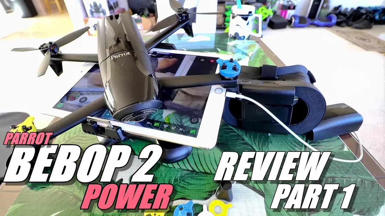 Parrot BEBOP 2 POWER EDITION Review - Part 1 - [UnBoxing, Inspection, Setup & UPDATING]