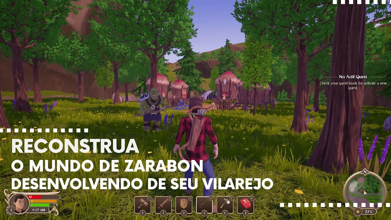 Alek - The Lost Kingdom - Reconstrua o Mundo de Zarabon Liderando o Desenvolvimento de seu Vilarejo