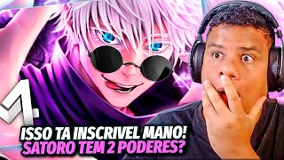 (MUITO ABSURDO!) REAGINDO a SATORU GOJO (Jujutsu Kaisen) - Infinito | M4rkim| React Anime Pro