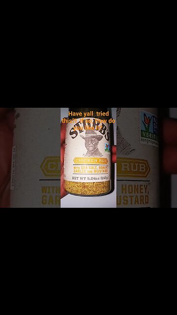 My 1st Buying This Stubbs Chicken Rub. This girl told me how bomb it was grab'd 5 of them😂 Its good?