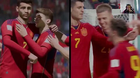 Reaction Vida real VS Futebol Virtual uma obra prima - Lances da Copa 2022😱
