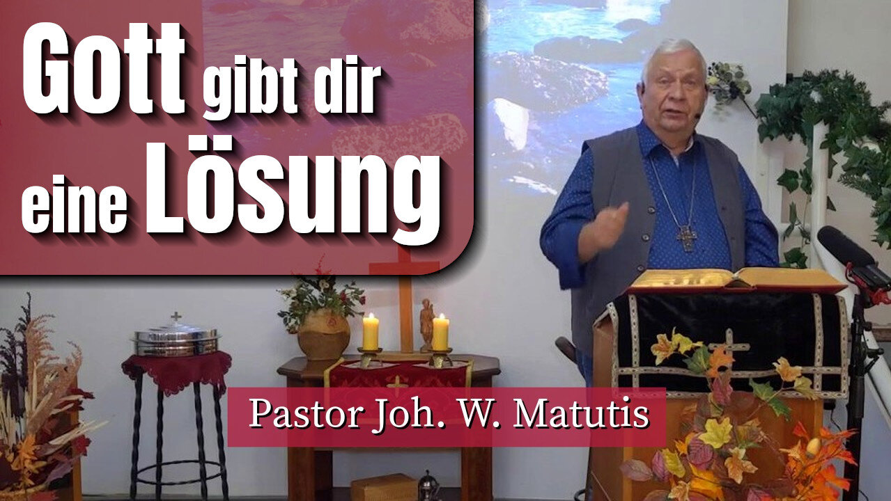 Gott gibt dir eine Lösung