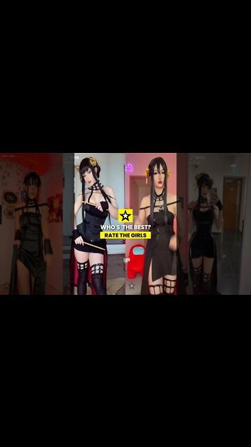 Rate the Girls: Best Yor Forger Spy X Family TikTok Cosplay Contest #3 (Anime) 🕵️‍♀️😎 #shorts