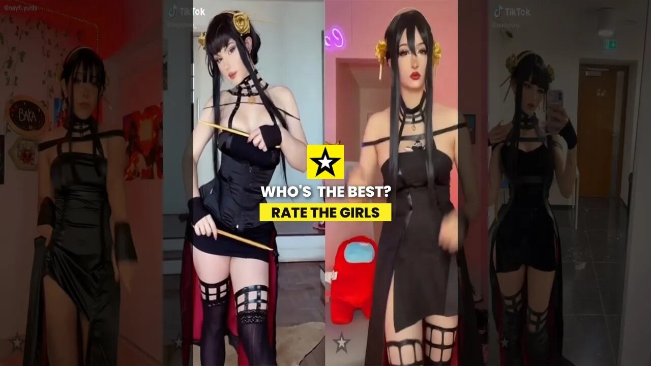 Rate the Girls: Best Yor Forger Spy X Family TikTok Cosplay Contest #3 (Anime) 🕵️‍♀️😎 #shorts