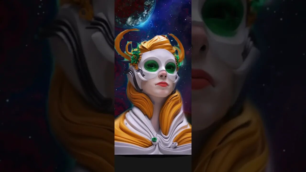 Space Woman NFT 🎨 🖼 🎭 Art 🎨 ✨️ 👌 😍 ♥️ 💖 AI.