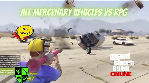 All Mercenary DLC Vehicles Stock & Fully Upgraded VS RPG's