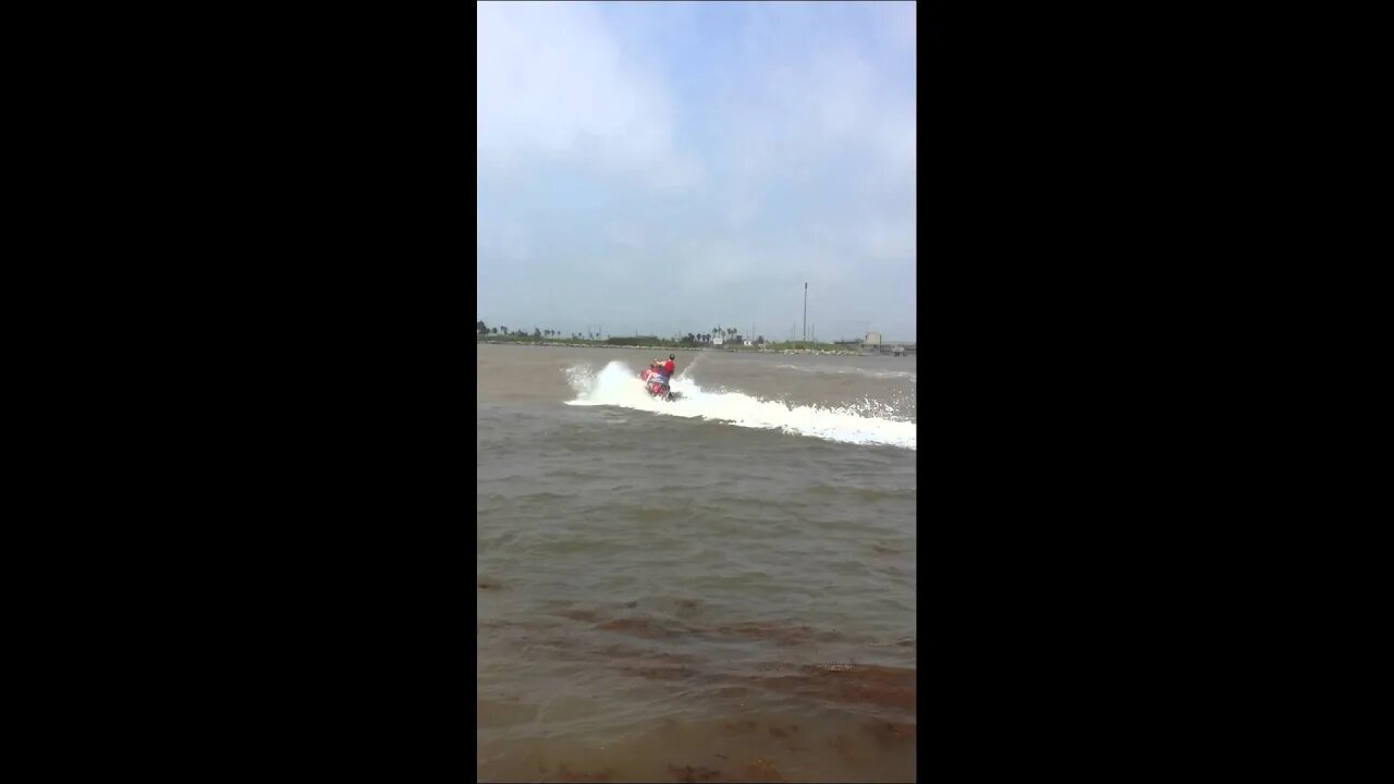 Briana on the Jet Ski