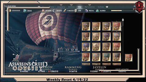 Assassin's Creed Odyssey- Weekly Reset 4/19/22
