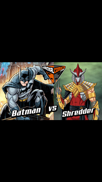 BATMAN Vs. SHREDDER - Comic Book Battles: Who Would Win In A Fight? Teenage Mutant Ninja Turtles