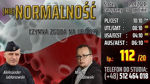 (nie)NORMALNOŚĆ - Czynna zgoda na ubój??? - Olszański, Osadowski NPTV (02.09.2020)