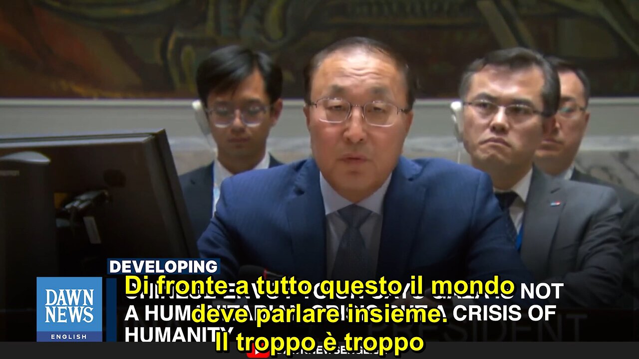 Ambasciatore Zhang Jun della Cina sulla questione israelo palestinese: «Il troppo è troppo»