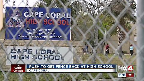 Cape High Security Concerns