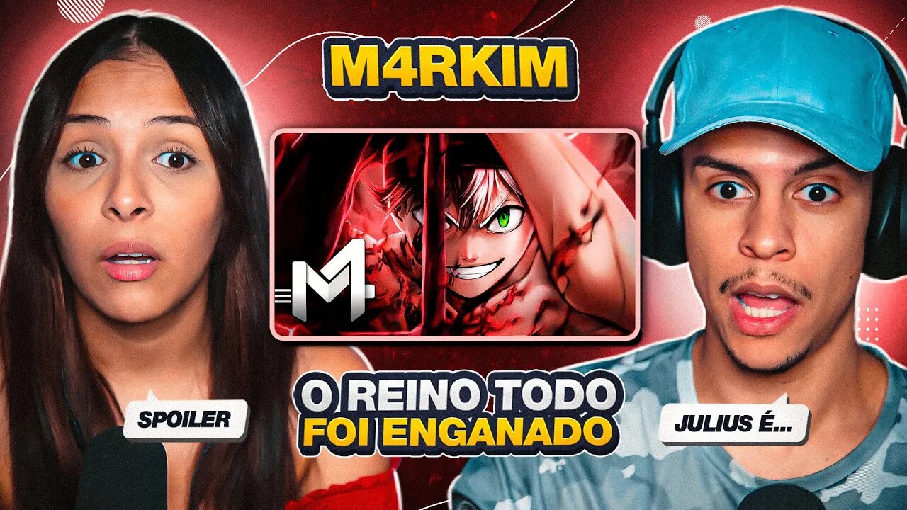 M4RKIM - Asta (Black Clover) - 5 Folhas | [React em Casal] 🔥