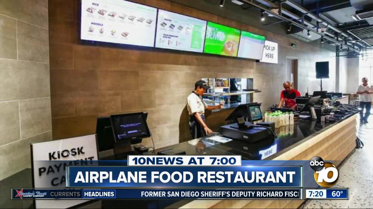 Restaurant only serves airplane food?