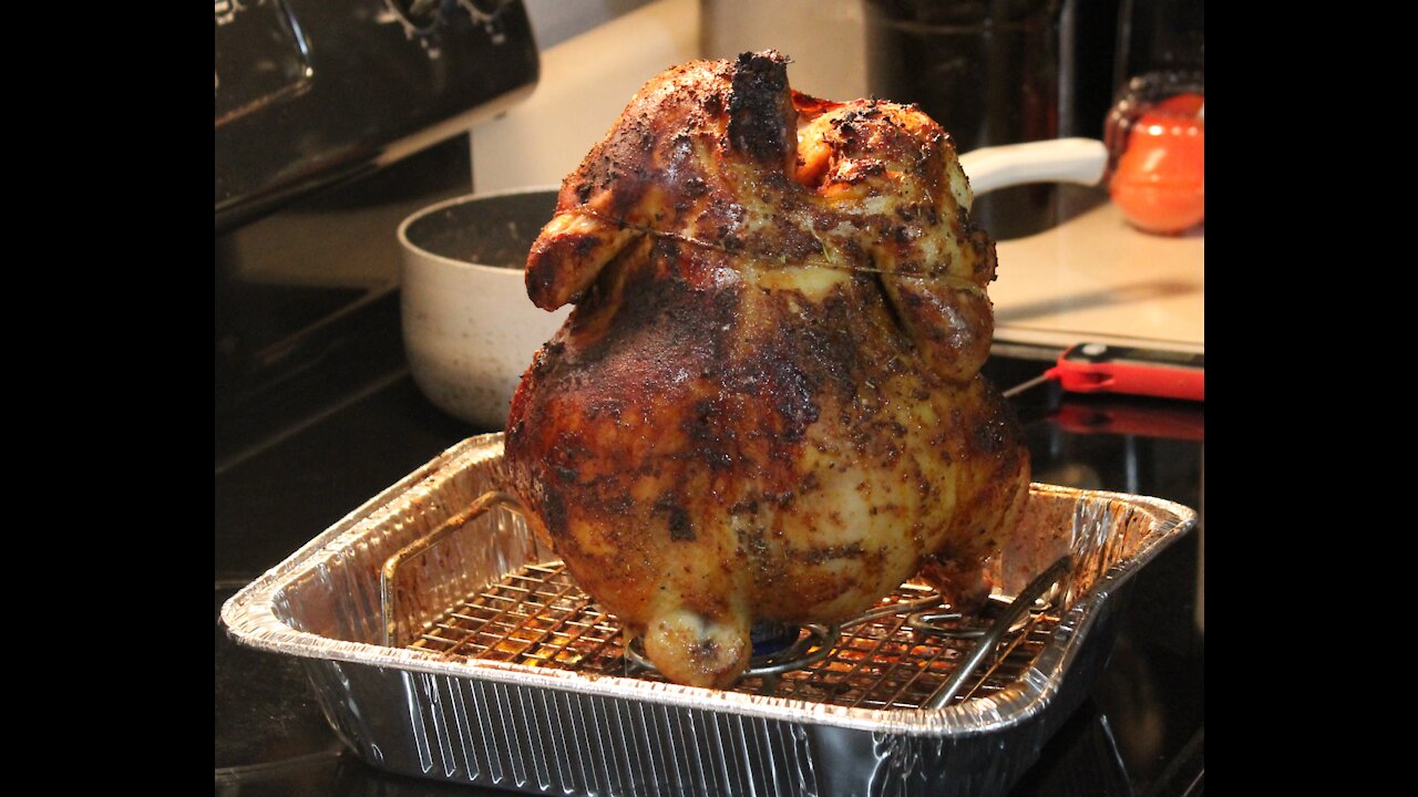 Beer Can Chicken on the grill!