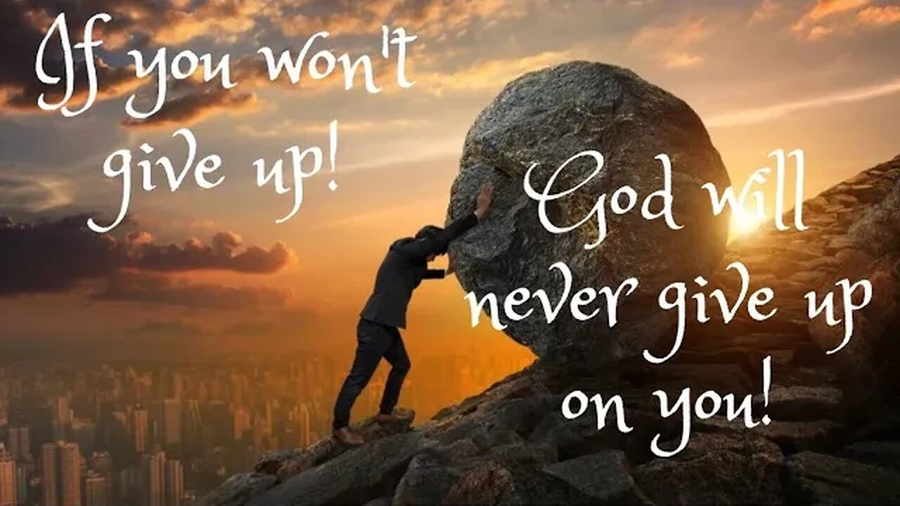 Overcoming temptation!! If you won't give up, God will never give up on you!