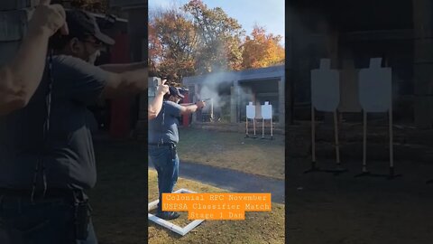 Colonial RPC November USPSA Classifier Match Stage 1 Dan