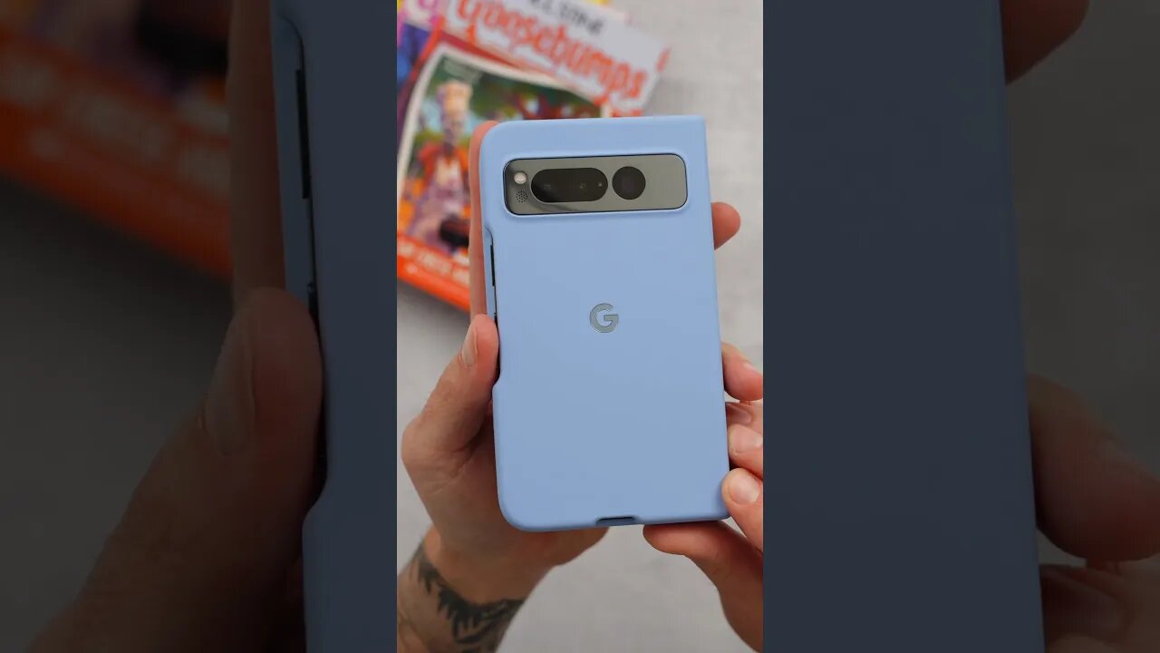 WDYT Of The Bay Blue Google Pixel Fold Silicone Case?