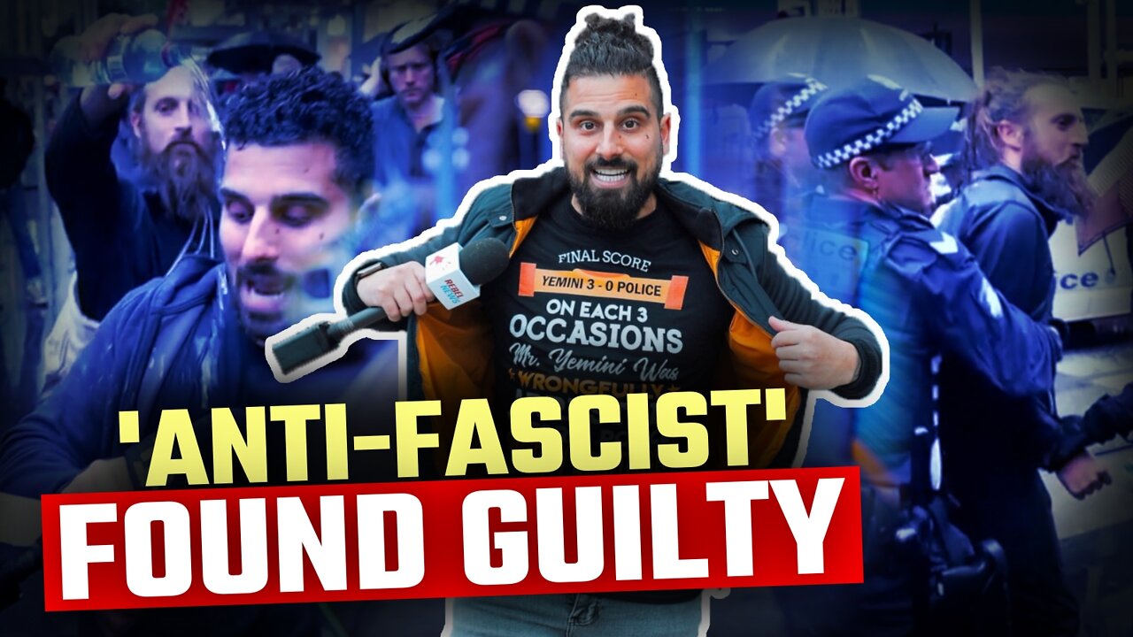 Antifa protester found GUILTY of assaulting Avi Yemini