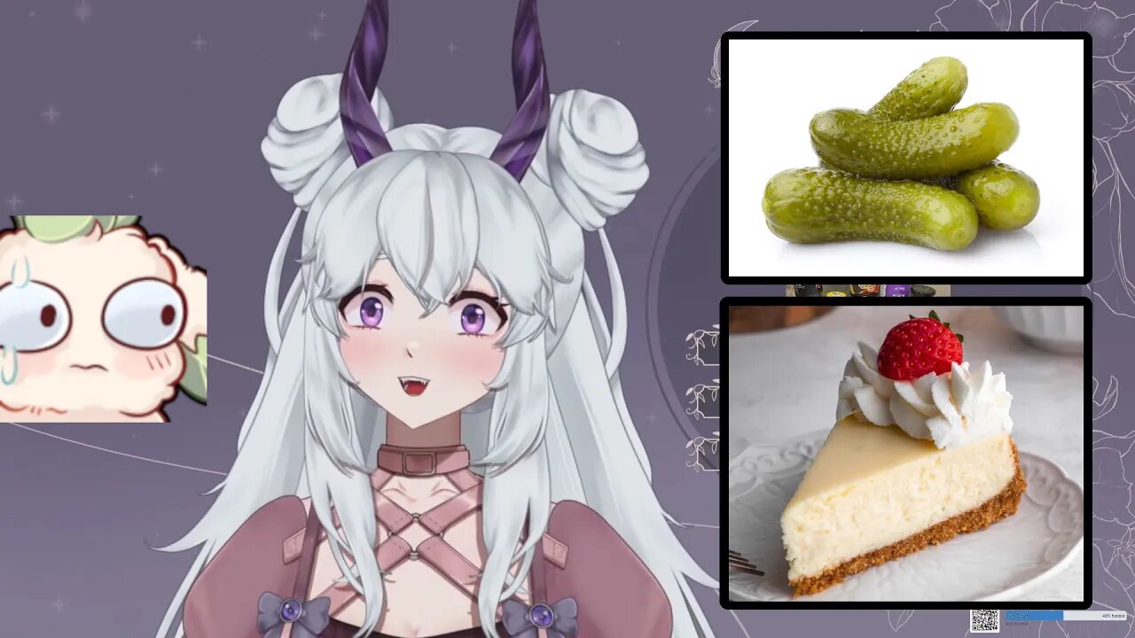 @dandyVT Eats Cheesecake with Pickles? #vtuber #clips