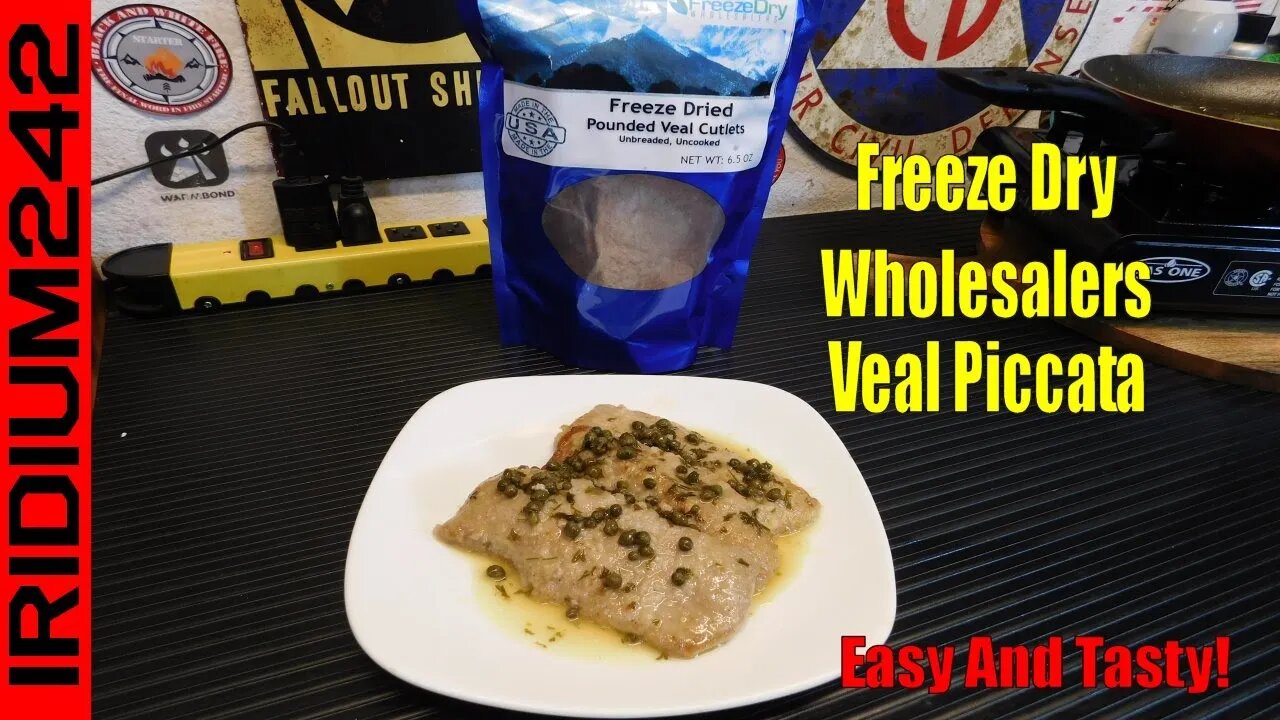 Amazing Survival Meals: Classic Veal Piccata With Freeze Dry Wholesalers!