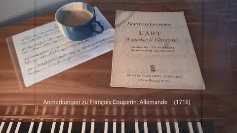 Notes on François Couperin: Allemande (1716)