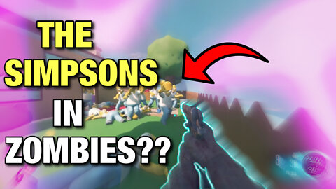 THE SIMPSONS... BUT IT'S BO3 ZOMBIES (FUNNY MOMENTS)