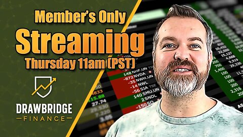 Stock position review - Livestream Thursday 11am (PST)