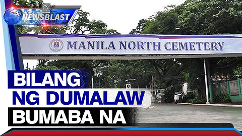 Bilang ng dumalaw sa Manila North Cemetery ngayong Nov. 2, bumaba