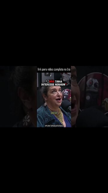 “NUNCA TIVE INTERESSE EM FAZER TELEVISÃO” com Grace Gianoukas | Planeta Podcast #shorts