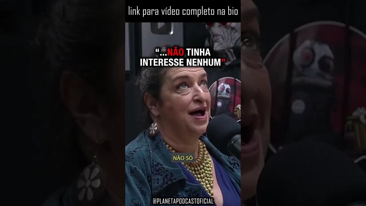 “NUNCA TIVE INTERESSE EM FAZER TELEVISÃO” com Grace Gianoukas | Planeta Podcast #shorts