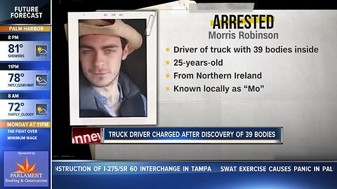 Man charged with manslaughter over deaths of 39 people in truck