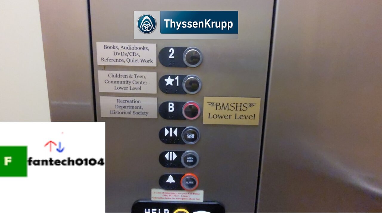Thyssenkrupp Hydraulic Elevator @ Briarcliff Manor Public Library - Briarcliff Manor, New York