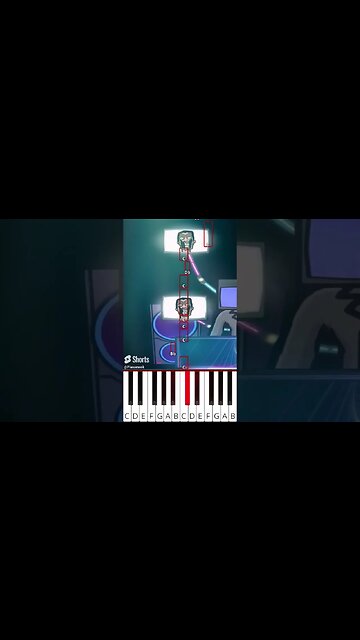 skibidi toilet live concert 2 ft. TV Man (@damnseconds) - Octave Piano Tutorial