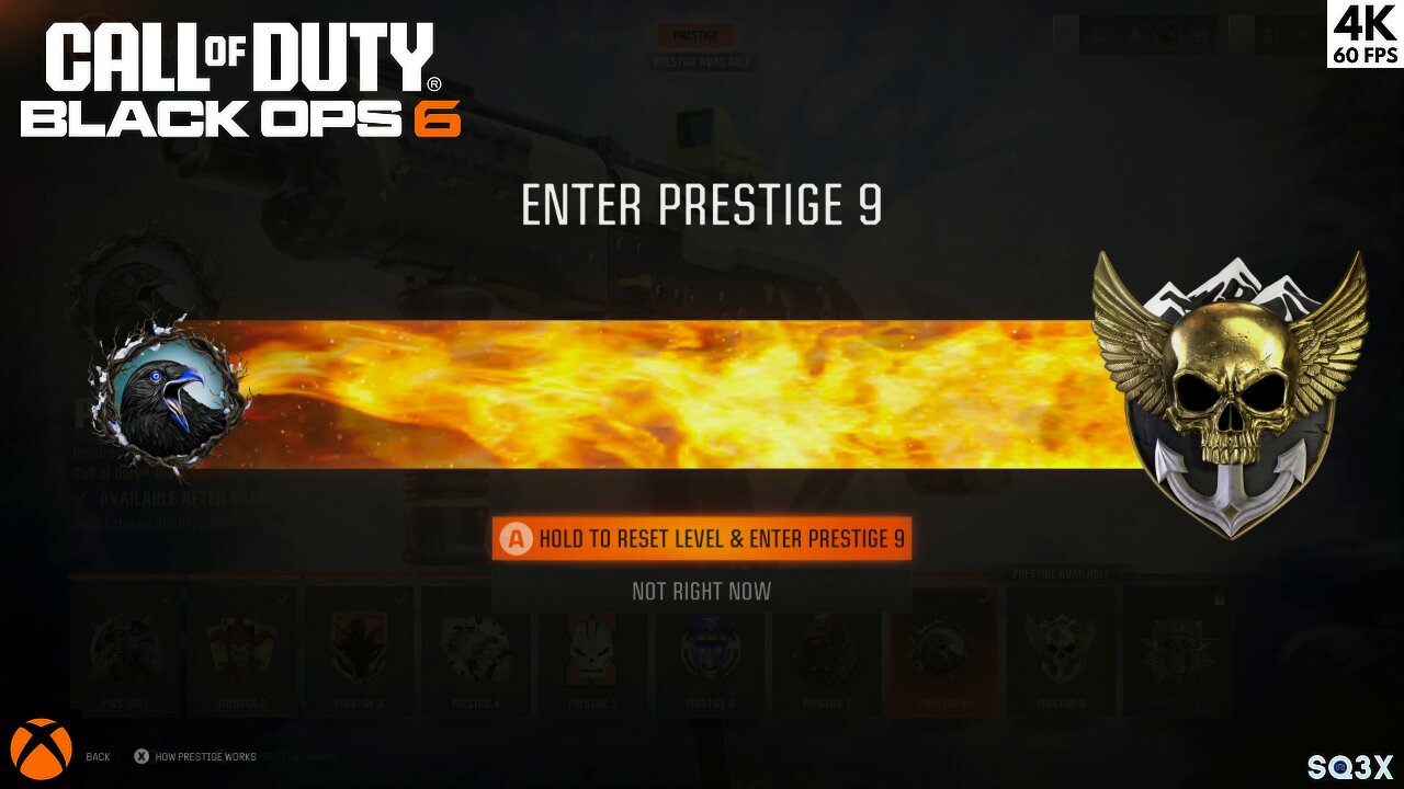 Entering PRESTIGE 9 💀 CALL OF DUTY: BLACK OPS 6