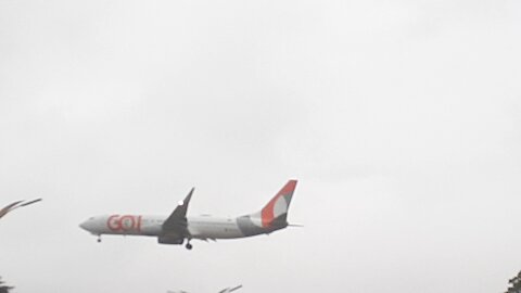 Boeing 737-800 PR-GTC en approche finale avant d'atterrir à Manaus depuis Fortaleza