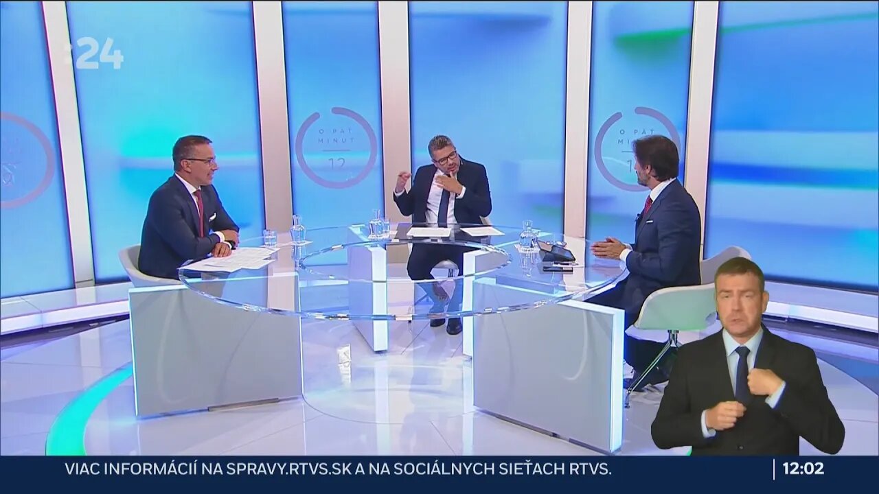 O 5 minút 12: Erik Tomáš (HLAS - SD) vs. Robert Kaliňák (SMER - SSD) | 20.8.2023