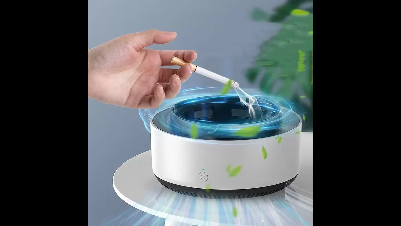 Smoke Removal Air Purification Ashtray