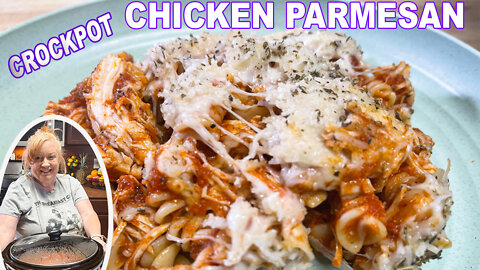 Crockpot Chicken Parmesan & Pasta