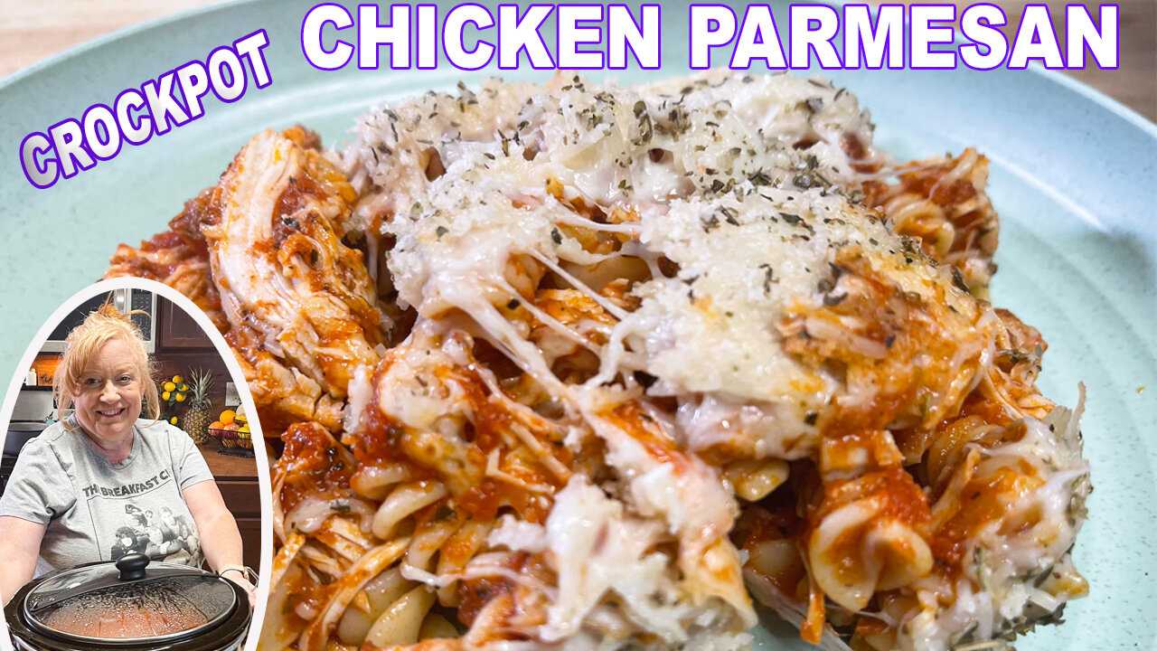 Crockpot Chicken Parmesan & Pasta