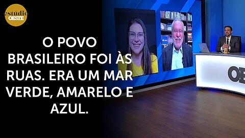 “Nunca vi uma festa como essa”, diz Alexandre Garcia, sobre o 7 de Setembro | #eo