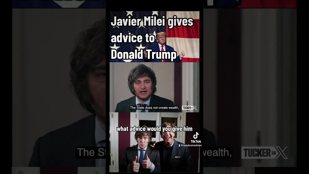 Javier Milei Gives Advice To Donald Trump