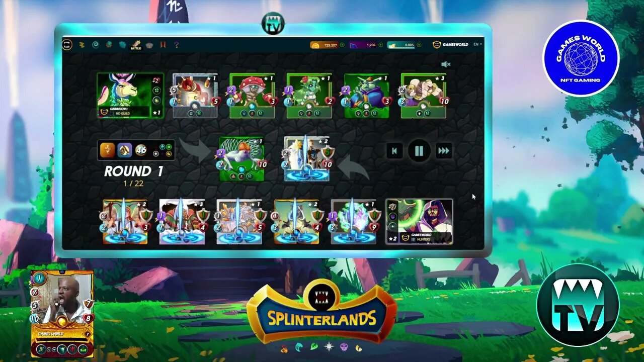 Splinterlands Tv Live Stream | Hive Engine | Games World