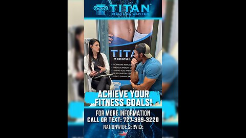 It’s time to CHOOSE a #TitanLifestyle so you can achieve your #fitness #goals!