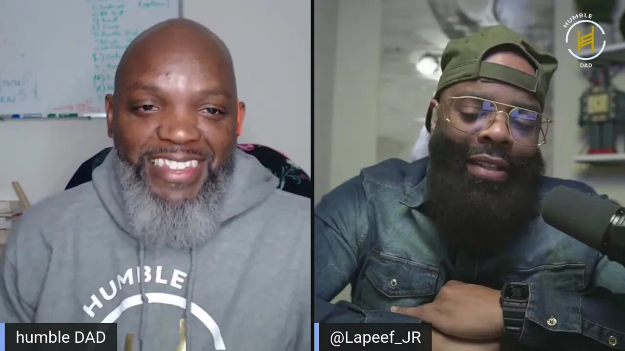 @Lapeef JR describes the difference between a father and a dad.