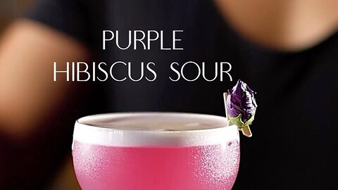 PURPLE HIBISCUS SOUR