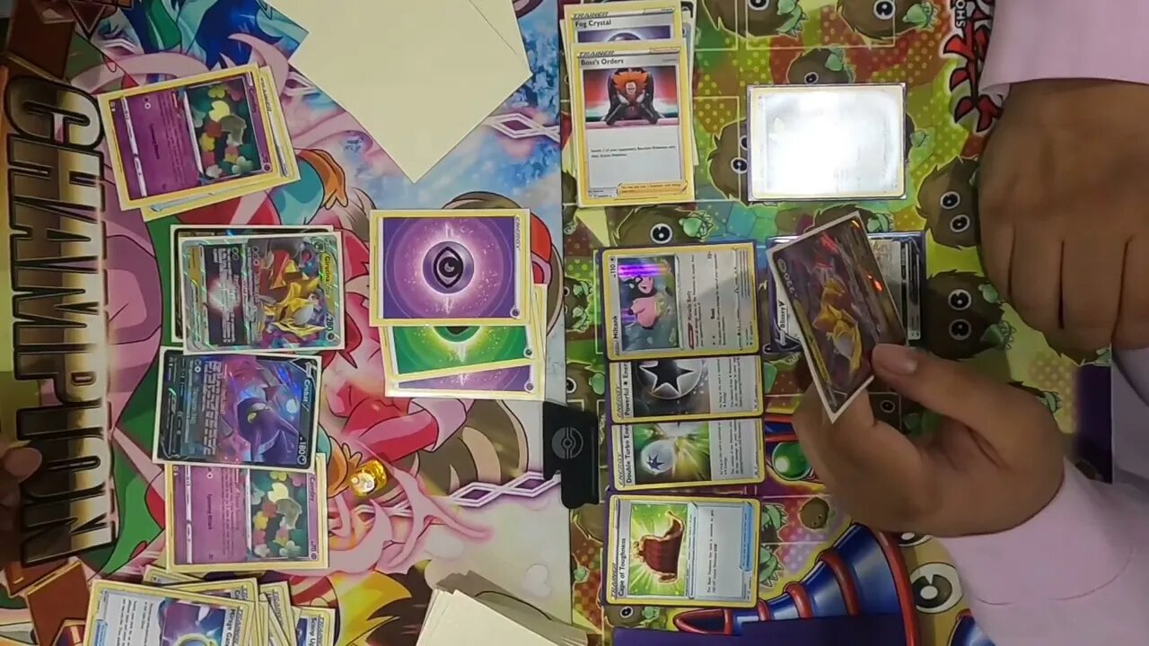 Giratina VStar/Leafeon VStar vs Blissey V/Miltank at @Andy Cam | Pokemon TCG