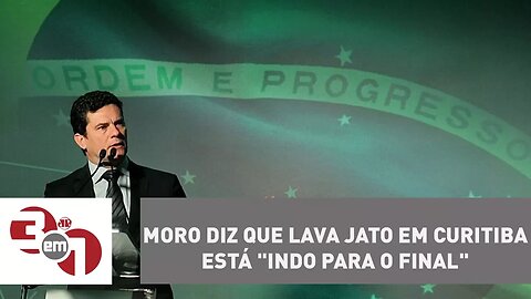 Homenageado por universidade dos EUA, Moro diz que Lava Jato em Curitiba está "indo para o final"