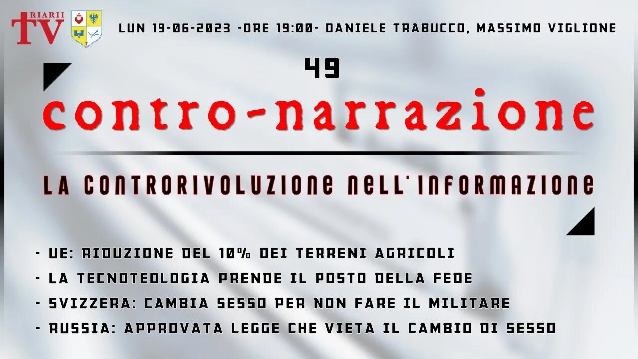 CONTRO-NARRAZIONE NR.49. DANIELE TRABUCCO, MASSIMO VIGLIONE