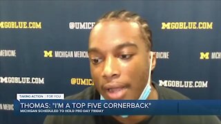 Ambry Thomas confident ahead of Michigan's Pro Day